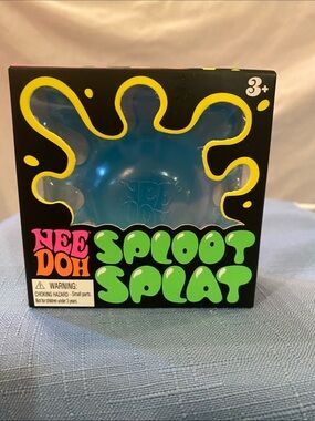 Needoh Sploot Splat Blue Toy NEW